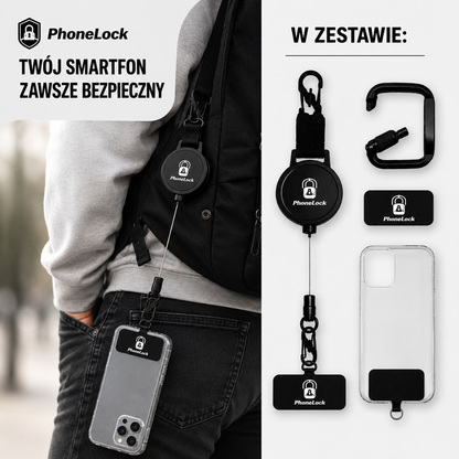 PhoneLock™ – zabezpiecz swój telefon przed upadkiem i kradzieżą