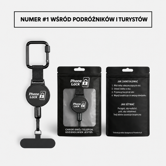 PHONELOCK PRO - smycz do zabezpieczenia telefonu